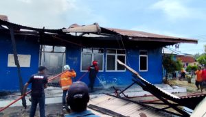 Gedung Kantor PDAM Pohuwato Terbakar