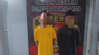 2 Pemuda di Kota Gorontalo Aniaya Teman Dekat Pakai Pisau-Tombak Diamankan Polisi