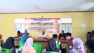 Polda Gorontalo, Tingkatkan Pelayanan Hukum Lewat Penyuluhan di Desa Mohungo