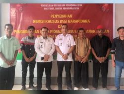 Natal 2024, Narapidana Lapas Pohuwato Terima Remisi