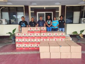Polresta Gorontalo Kota Amankan 108 Dus Miras Berbagai Jenis
