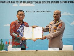 Pertamina Sulawesi-Polda Sulteng Tandatangani Perjanjian Penyediaan BBM 2025