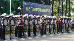 Korsabhara Baharkam Polri Gelar Apel Kesiapan Personel Jelang Hari Buruh 1 Mei