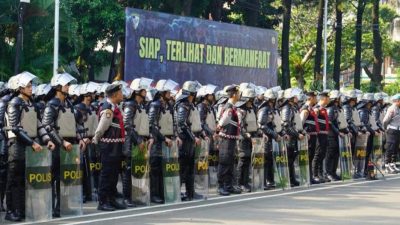 Korsabhara Baharkam Polri Gelar Apel Kesiapan Personel Jelang Hari Buruh 1 Mei