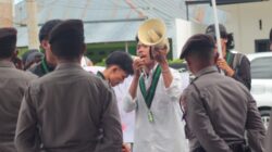 HUT Bhayangkara Ke-79, Diwarnai Aksi Demo PETI HMI Pohuwato 