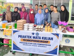 Mahasiswa Ilmu Pemerintahan Unisan Praktik Technopreneurship, Belajar Membangun Usaha Berbasis Inovasi