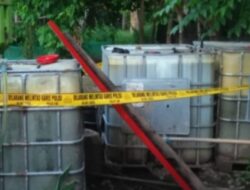Polres Boltim Amankan Ribuan Liter BBM Ilegal di Desa Buyat Barat