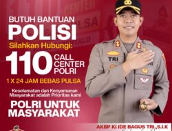 Butuh Bantuan Polisi Silakan Hubungi 110 Call Center Polri