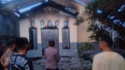 Rumah Anggota Polres Bitung Dilahap Sijago Merah
