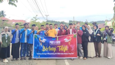 KNPI Pohuwato Bersama YR Team, Semangat Berbagi Takjil Ramadhan