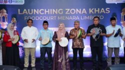 Launching Zona KHAS Foodcourt Menara Limboto, Dorong Wisata Kuliner Halal- Daya Saing UMKM