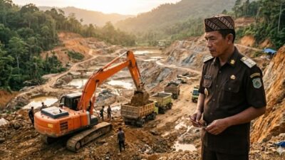 Polres Pohuwato Sita Ekskavator PETI, Kades Aktif di Diduga Terlibat