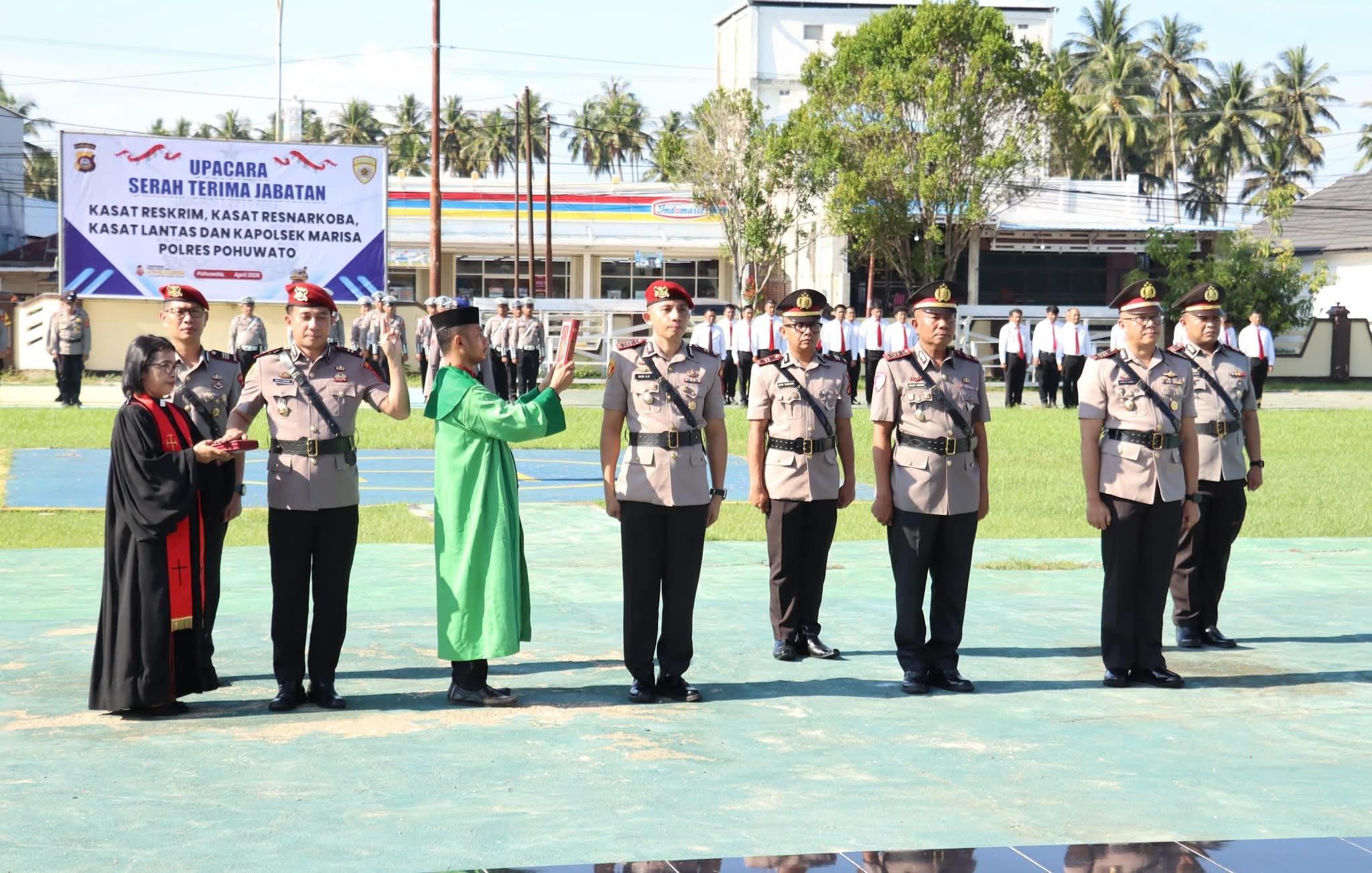Sertijab Pejabat Polres Pohuwato, Jumat (17/04/2026). (Foto: Humas Polres Pohuwato)