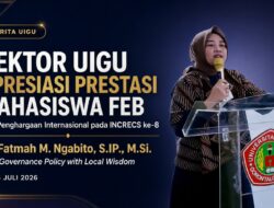 Rektor UIGU Apresiasi Mahasiswa FEB Raih Penghargaan Internasional di INCRECS 2026