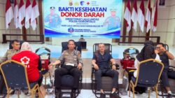 Polantas Polda Gorontalo Gelar Donor Darah, Dukung Ketersediaan Stok Darah