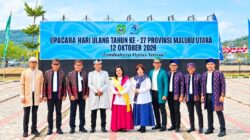 Pejabat BRI Hadiri HUT ke-27 Maluku Utara, Tampil Elegan dengan Busana Adat